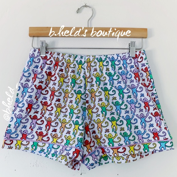 Roller Rabbit Disco Monkey Polo Pajamas in Rainbow Size X-Small XS New NWT - Picture 9 of 16